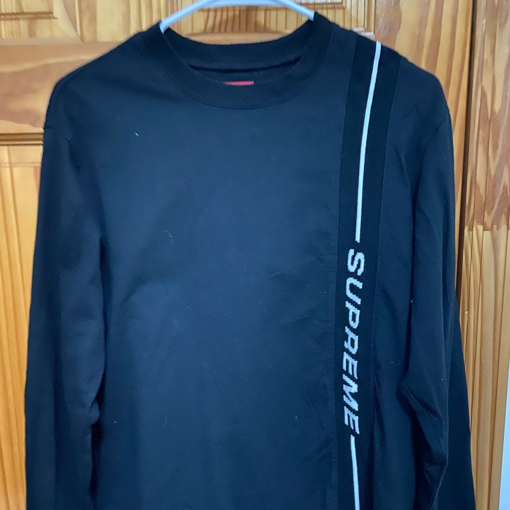 Black supreme long sleeve shirt